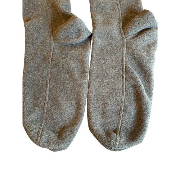 Acorn Fleece Socks Boot Liners Warm‎ Hunting Fishing Slippers Green Gray Size XL - Picture 2 of 8